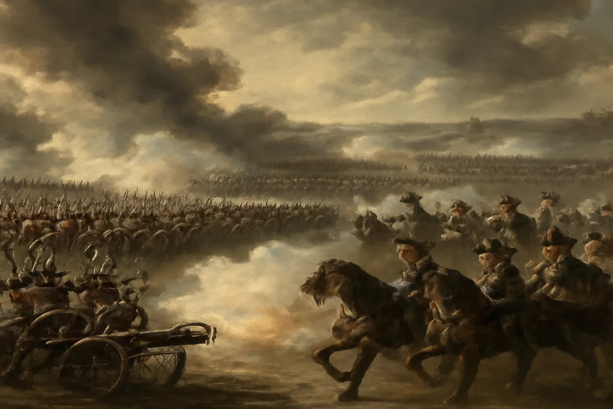 Bataille de Borodino pendant la campagne de Russie 1812