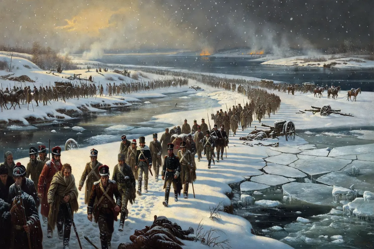 Incendie de Moscou en 1812 lors de l'occupation napoléonienne