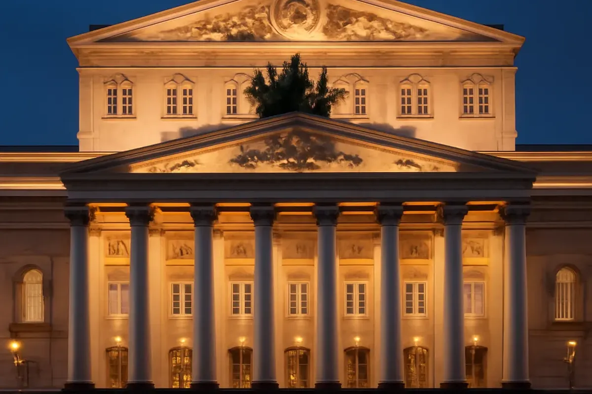 Bolchoï théâtre façade Moscou