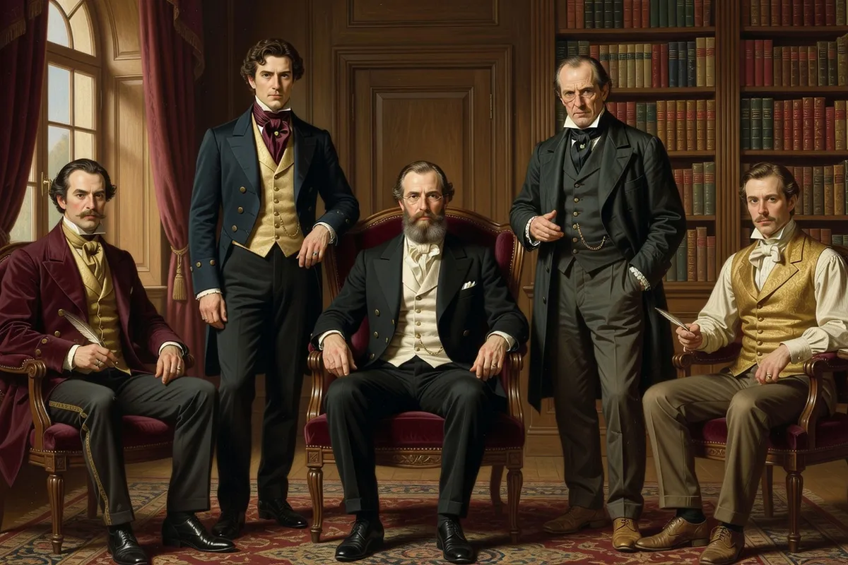 Portraits des grands écrivains russes classiques