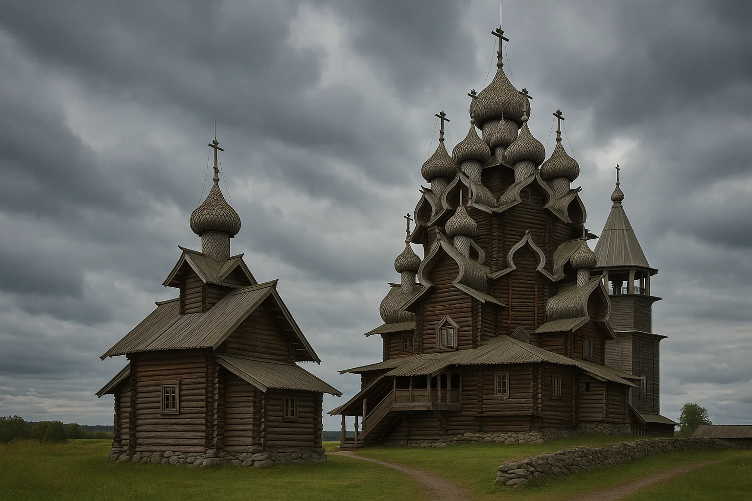 Églises en bois de l'île de Kiji en Carélie