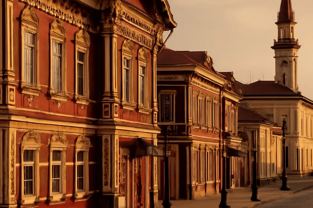 Rue historique de Kazan au Tatarstan