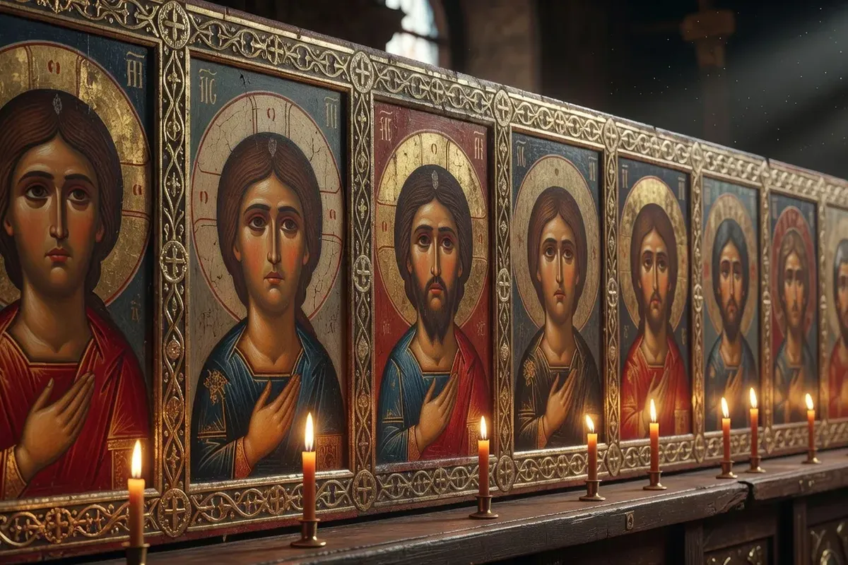 Icônes orthodoxes russes traditionnelles