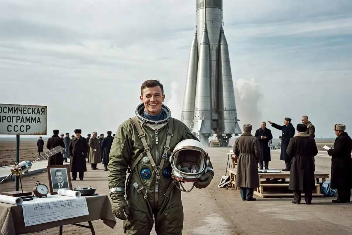 Iouri Gagarine premier homme dans l'espace