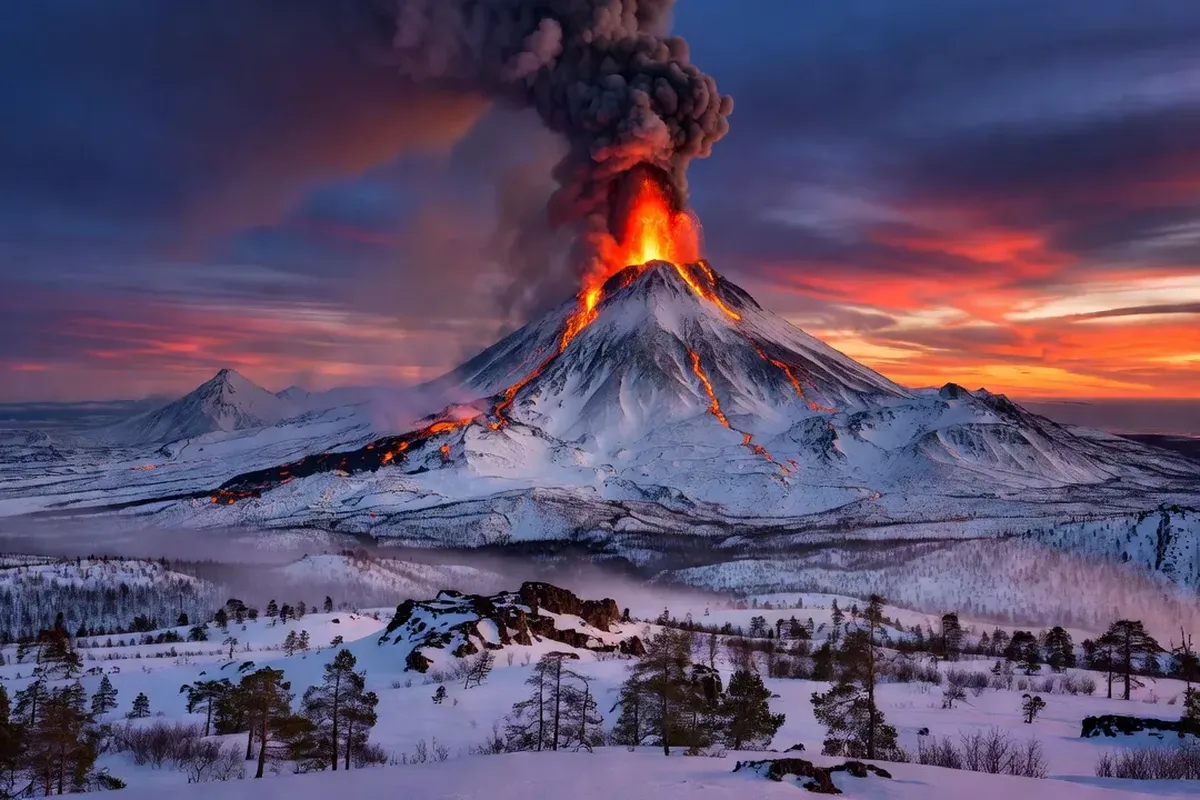 Kamtchatka volcans