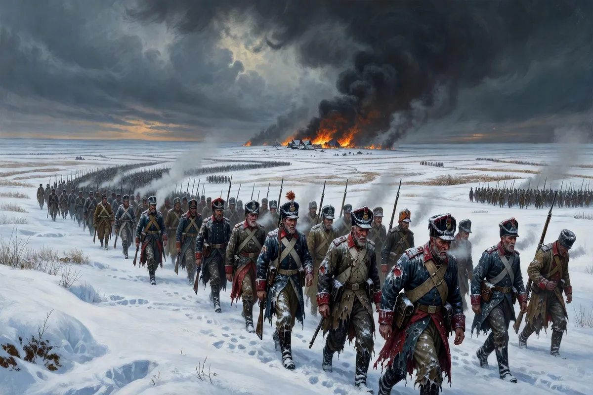 La campagne de Russie 1812, Napoléon face à l'hiver russe