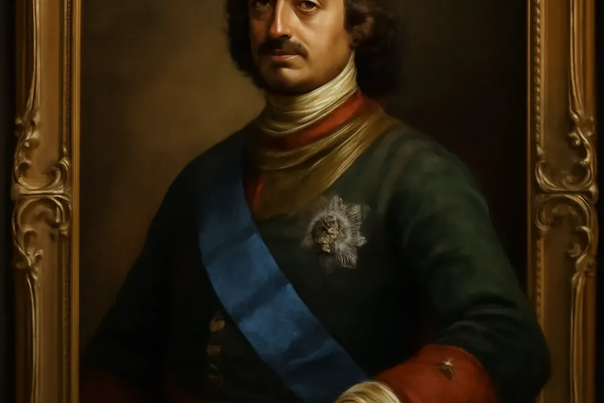 Portrait de Pierre le Grand, tsar réformateur de la Russie