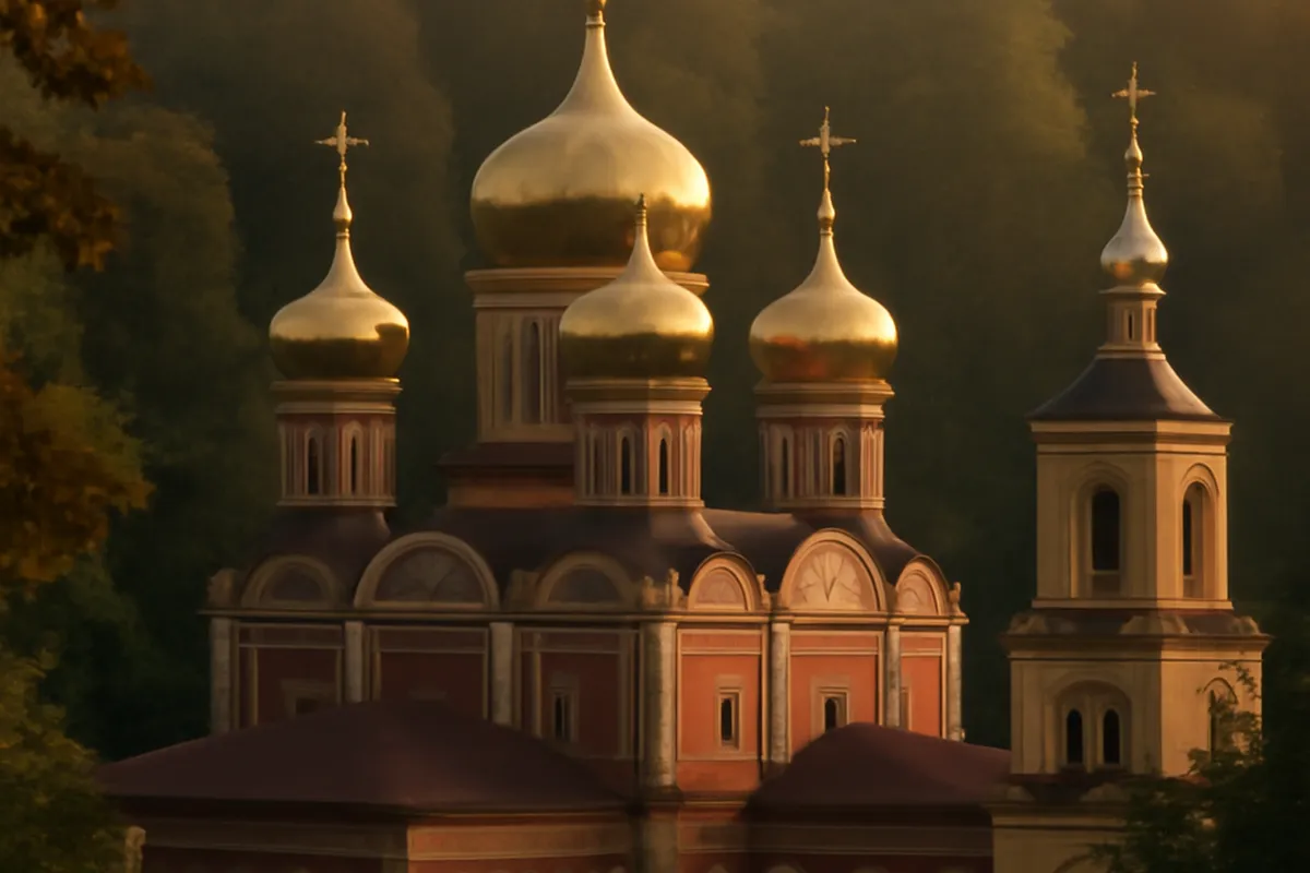 Monastère orthodoxe russe historique
