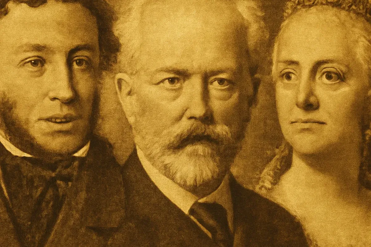 Portrait de grandes personnalités russes de l'histoire et de la culture