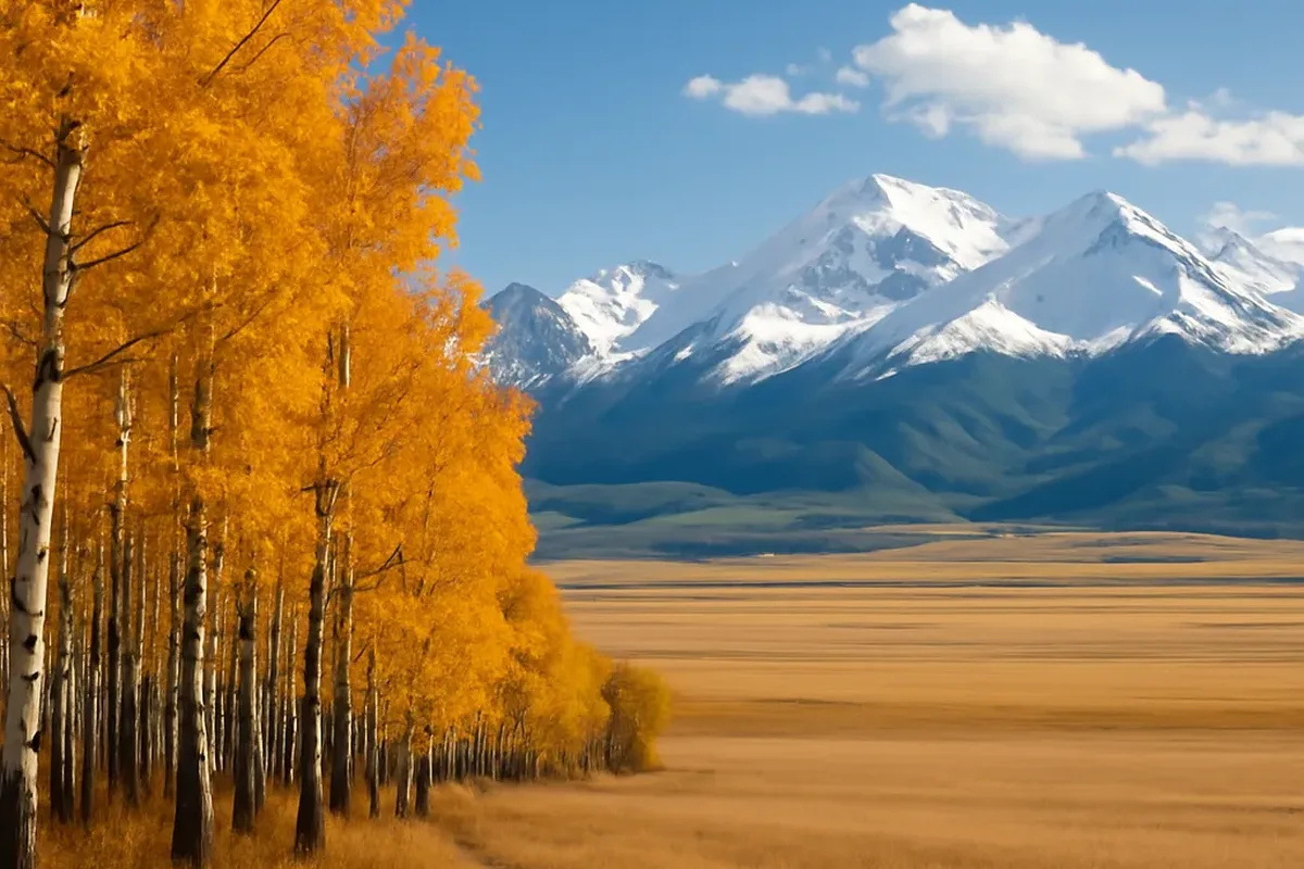 Paysages variés des régions de Russie